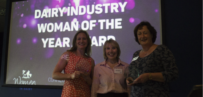 Jeanette Prince and Ceri Cryer win dairy industry woman of the year awards