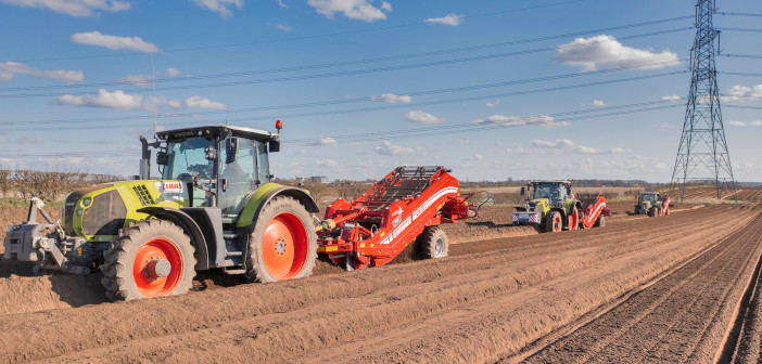 Milestone machine leaves new Grimme depot GRIMME CS 150 Destoners working at MH Poskitt