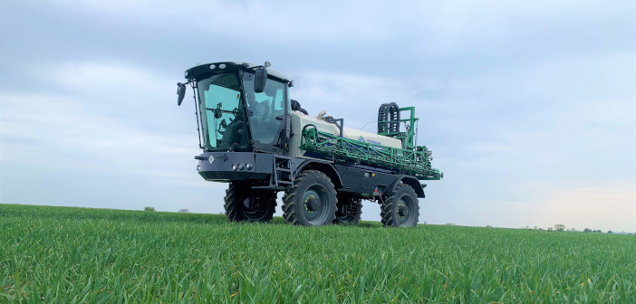 Househam introduces updated cabins for two sprayer ranges Front left on grass