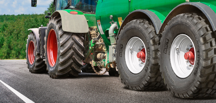 New size available in BKT Ridemax range Kalush,,Ukraine,July,20,,2018:,A,John,Deere,Tractor,With