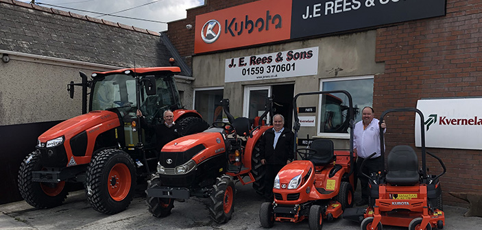 JE Rees takes on Kubota ground care equipment