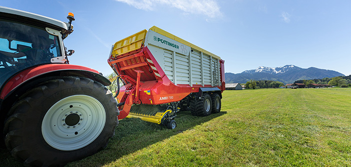 The new Pottinger JUMBO: Two steps ahead Pöttinger's new JUMBO 7000