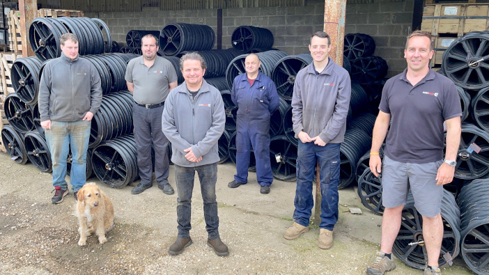 Greater investment from Agricast L-to-R Thomas Knights Simon Hewson Phil MacIntosh Ian Dyson Matt Davis Will Robinson