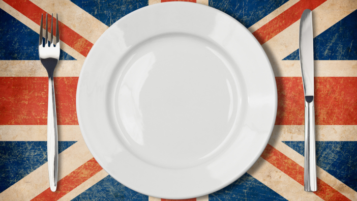 National Food Strategy calls for historic reform to protect NHS, improve public health and save the environment Plate,,Fork,And,Knife,On,Grunge,Uk,Flag