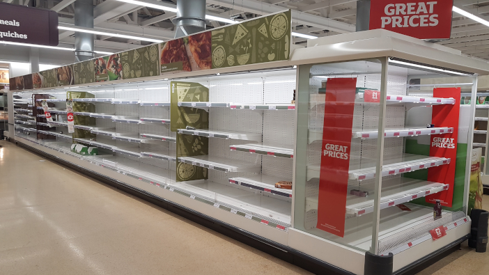 Cross-industry report calls for Covid Recovery Visa to address workforce shortages London,,United,Kingdom,-,Mar,18,,2020:,Empty,Shelves,In