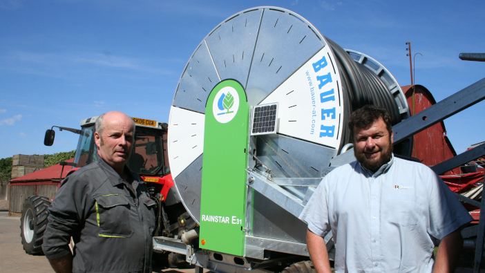 Scottish potato grower trades in Bauer irrigation reel after 25 years Bauer-Lindsay-Ashworth-014