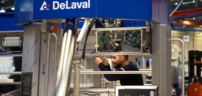 Sales of milking robots up 20 percent