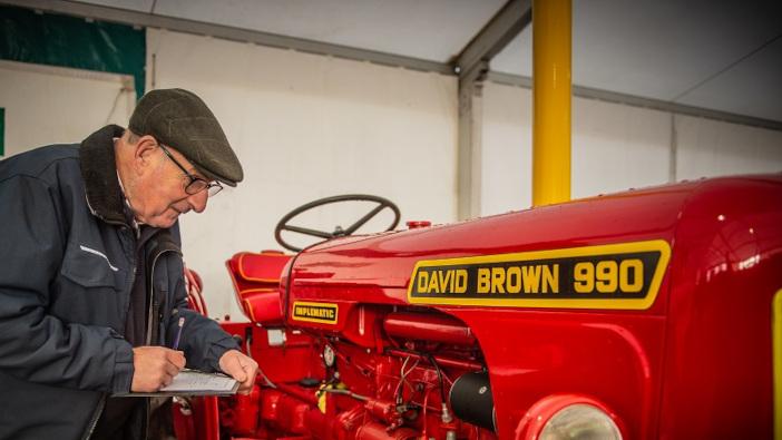 60 years of the David Brown 880 and 990 at the Newark Vintage Tractor Show NSG. Vintage Tractor - Saturday -40 cropped