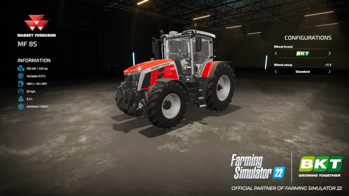 BKT joins forces with Farming Simulator 22 FS22_BKT_MF