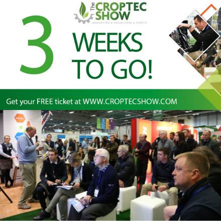 Only 3 weeks until The CropTec Show 2021!
