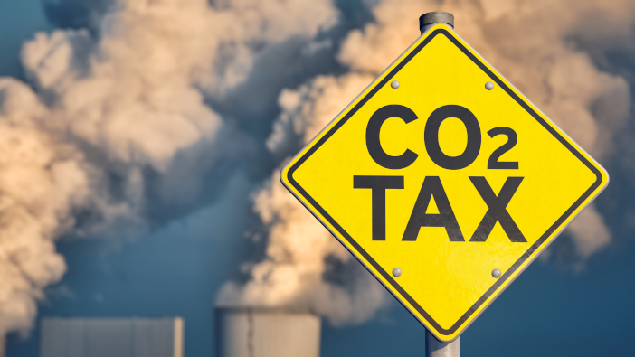 UK carbon tax could cause disproportionate harm to farmers 3d,Illustration,,Traffic,Sign,Co2,Tax