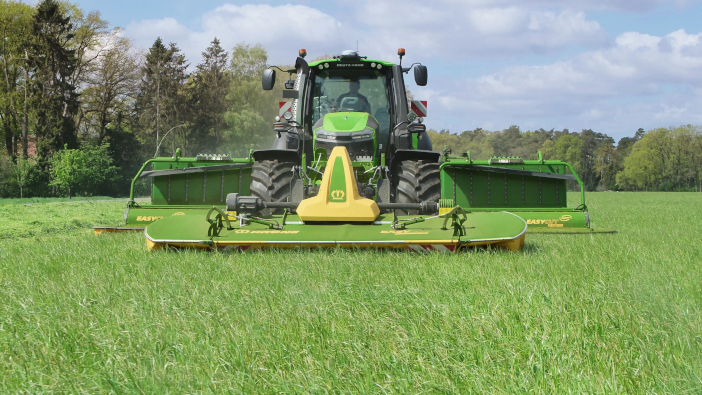 Lamma showcase for new Krone EasyCut mower EC F400