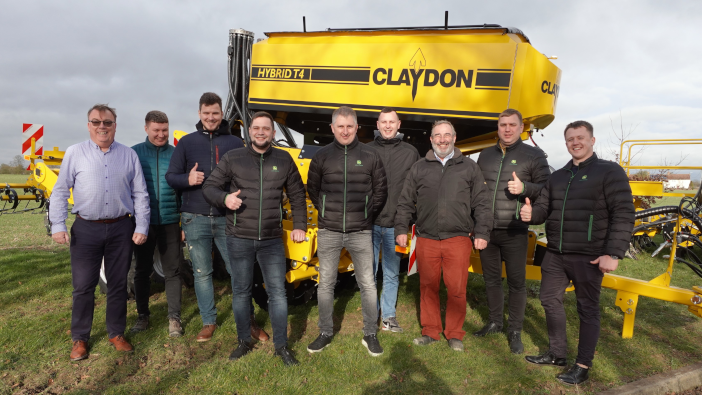 Staff from DOJUS Agro and Claydon during the visit in February 2022.
