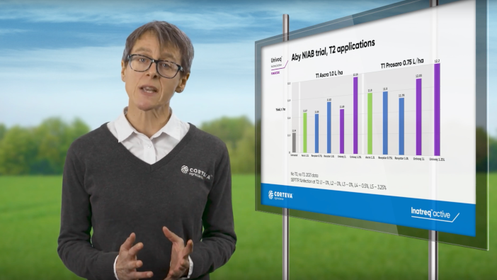 Corteva Agriscience launches Inatreq Learning Centre Corteva's Sally Egerton presenting in one of the Inatreq Learning Centre's video modules