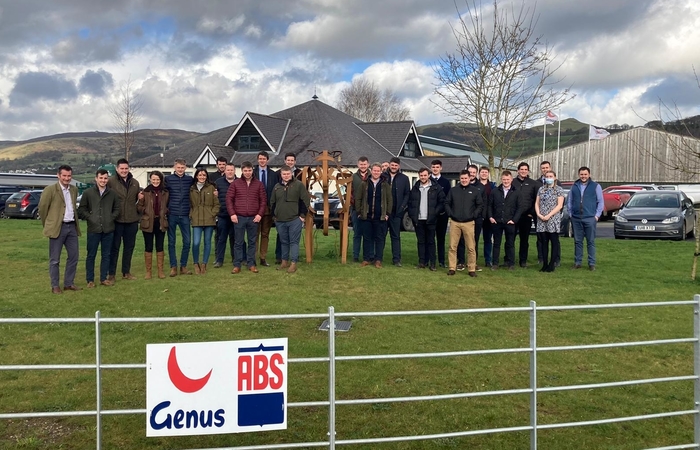 Next generation look to the future as young livestock auctioneers visit premier bull stud