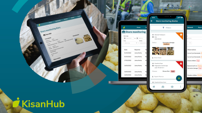 KisanHub crop monitoring extends into stores Store Monitoring advert V1