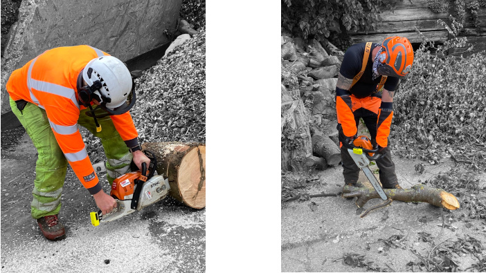 HAVSPRO is a new solution for workforce protection HAVSPRO on chainsaw 2 resized