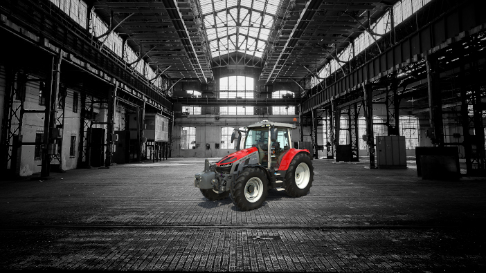 abandoned old industrial interior