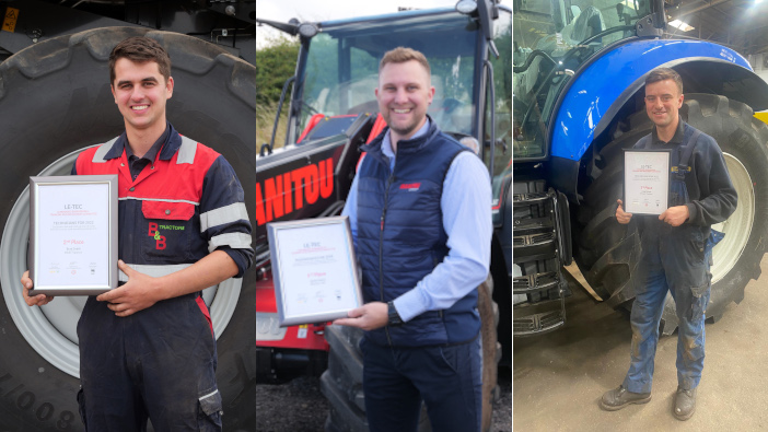 Winners of the Technician for 2022 competition announced Brad Smith Cert 2