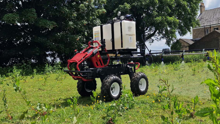 The fully automated GPS sprayer from Martin Lishman and Manterra