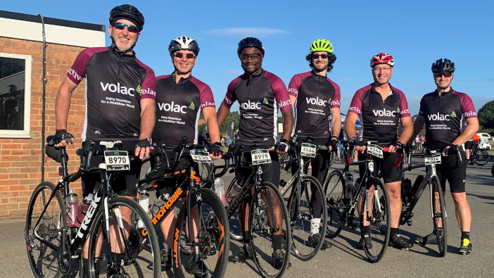 Volac employees to raise money for charity with a three-day bike ride Volac cycling group @300