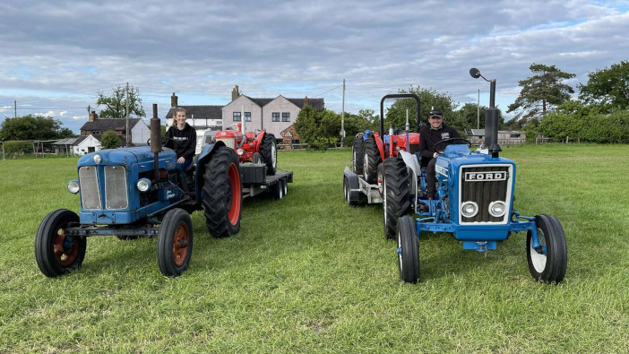 Vintage tractors attract young and old alike