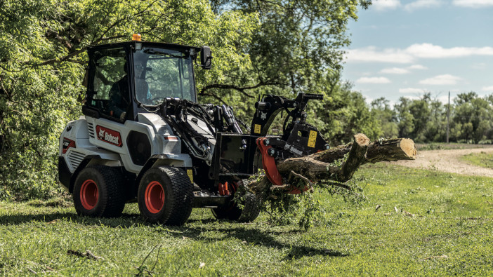 New Brushcut and log grapple attachments introduced by Bobcat