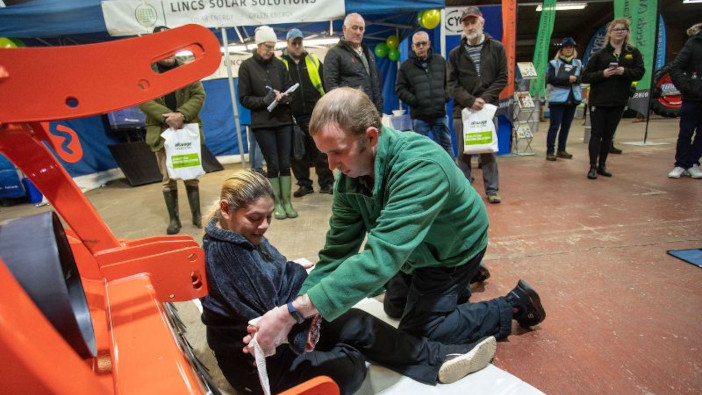Farmers urged to look after health and safety at Midlands Machinery