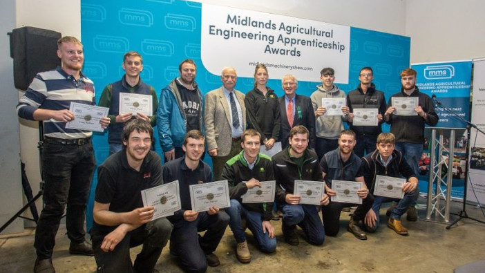 Apprentice engineers collect awards at Midlands Machinery Show