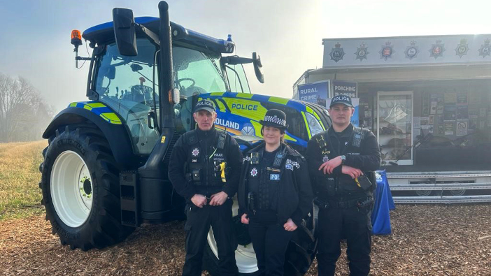 New Holland help tackle rural crime with Essex Police