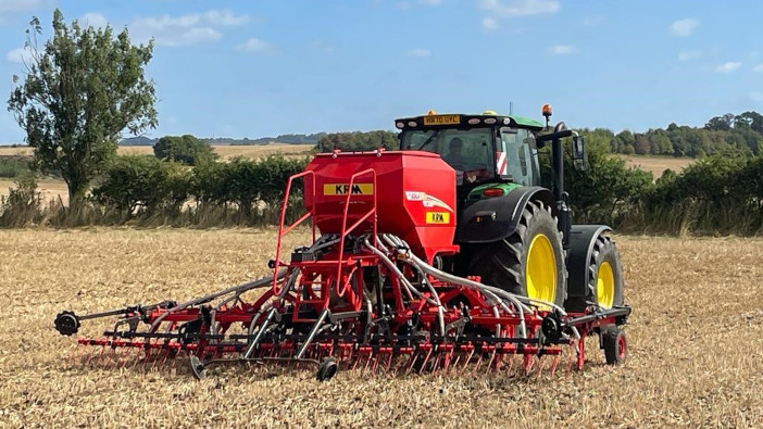 KRM offers broad range of tine drills to suit different farming systems