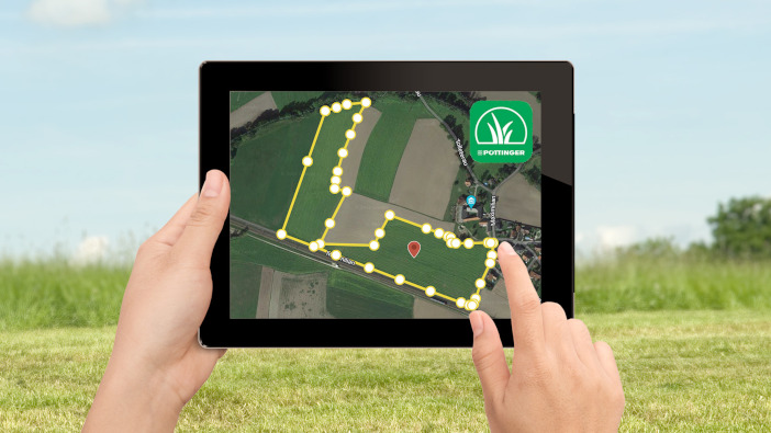 Pöttinger introduces new app to simplify harvest logistics