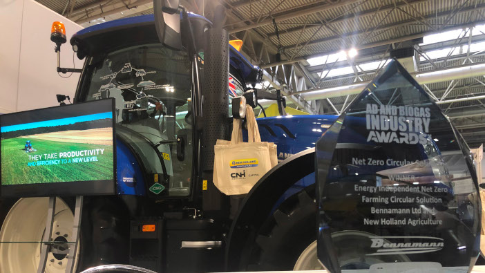 New Holland and Bennamann awarded at World Biogas Expo