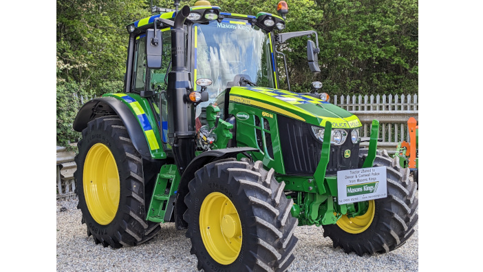Southwest police force add John Deere tractor to its team