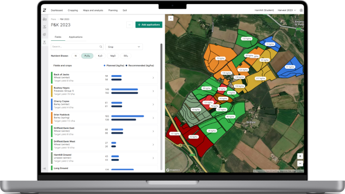 New digital nutrient planner for UK farmers