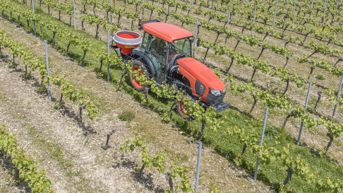 New narrow specialist tractor added to Kubota range