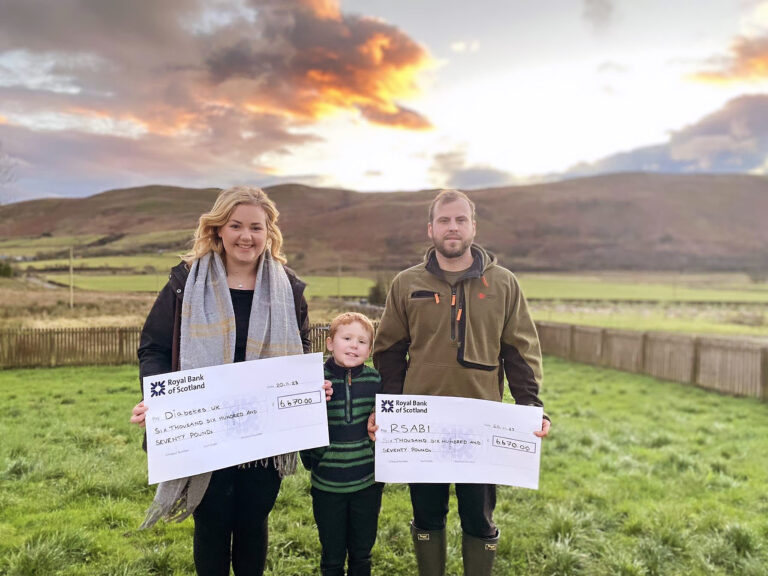 Loch Lomond farmer raises over £13,000 for charity