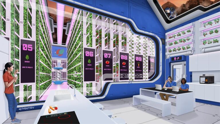 Agriculture systems to be used in expansive space exploration project