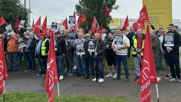 Strikes continue at tractor factory after broken pay agreement