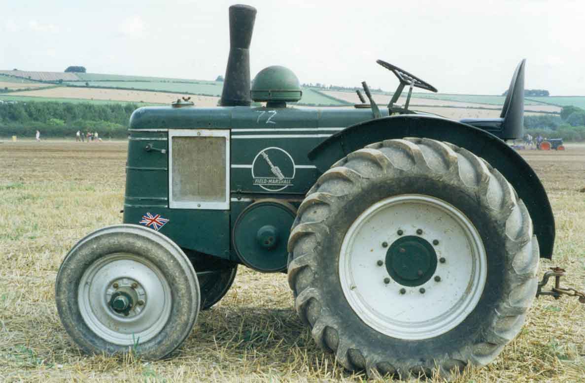 A 1948 Field Marshall Series 2 pictured at a Dorset Steam Fair