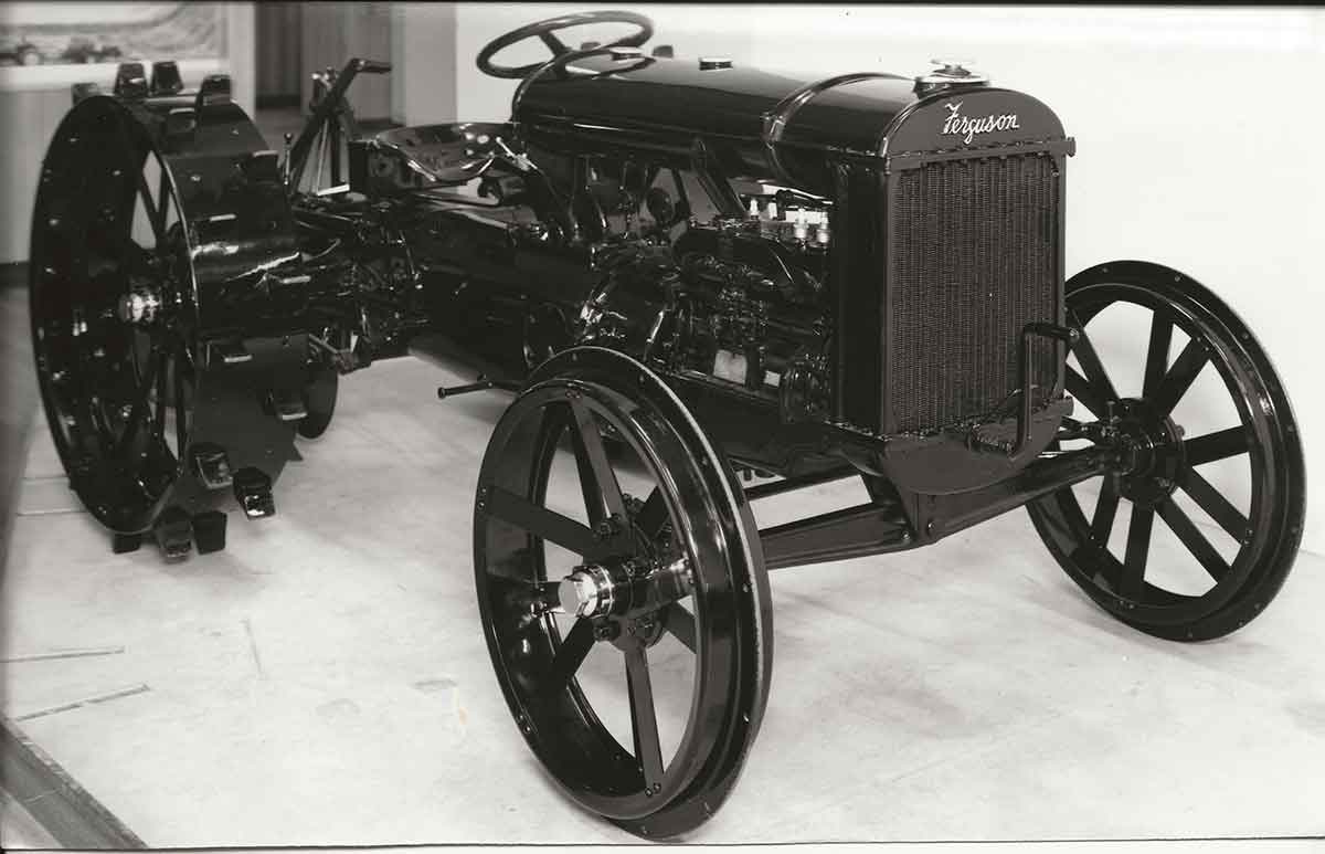  The Black Tractor displayed at the Science Museum in London