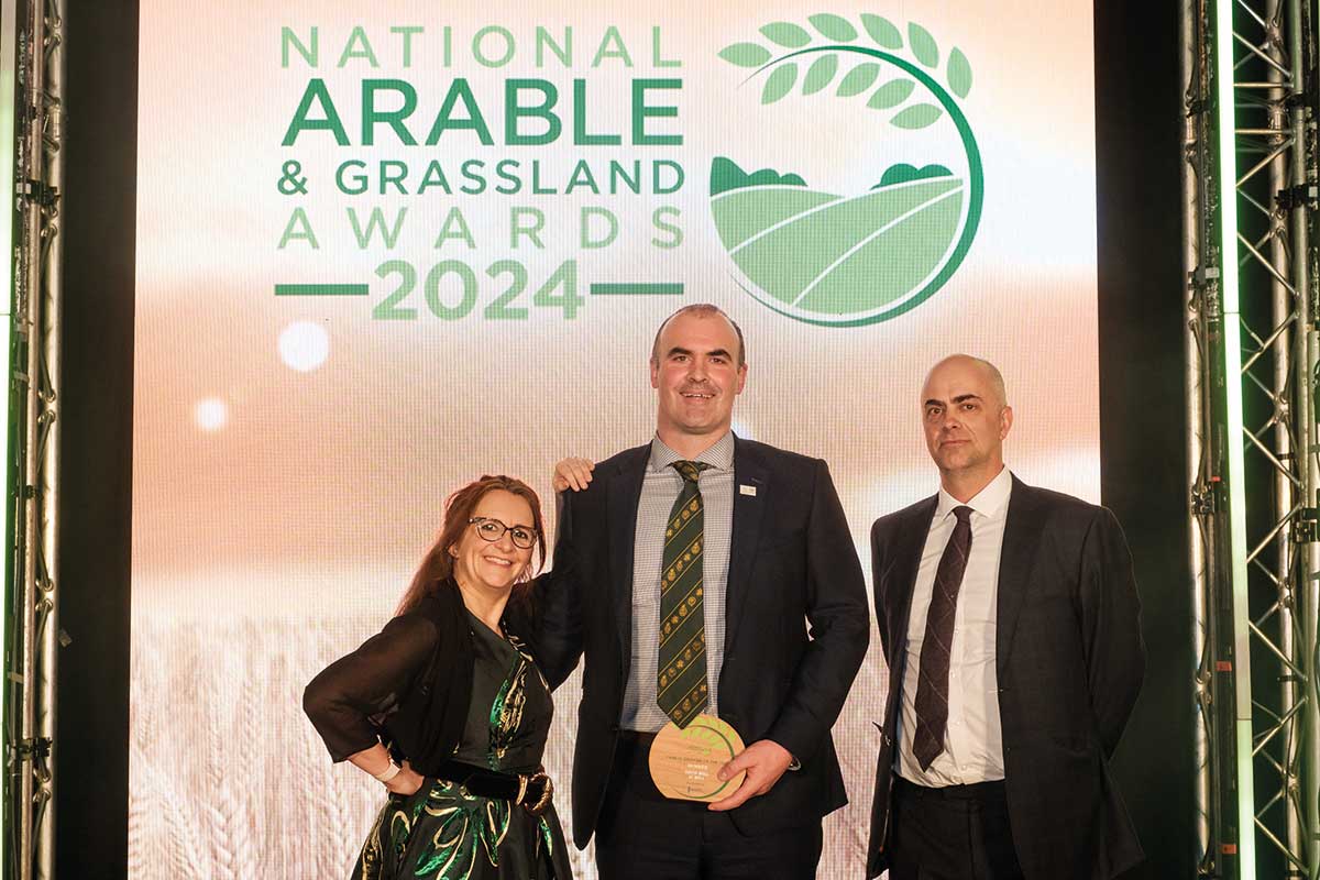 David Bell was crowned Cereal Grower of the Year at the 2024 National Arable and Grassland Awards