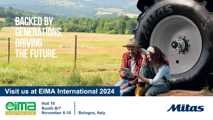 Mitas to showcase full range of agri tyres at EIMA