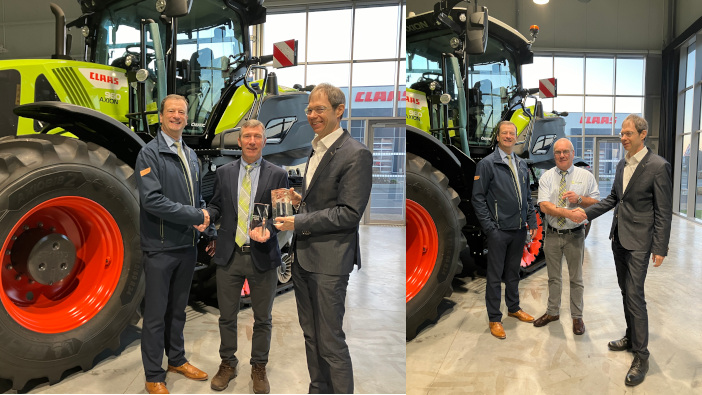 Two companies share Claas Dealer of the Year award