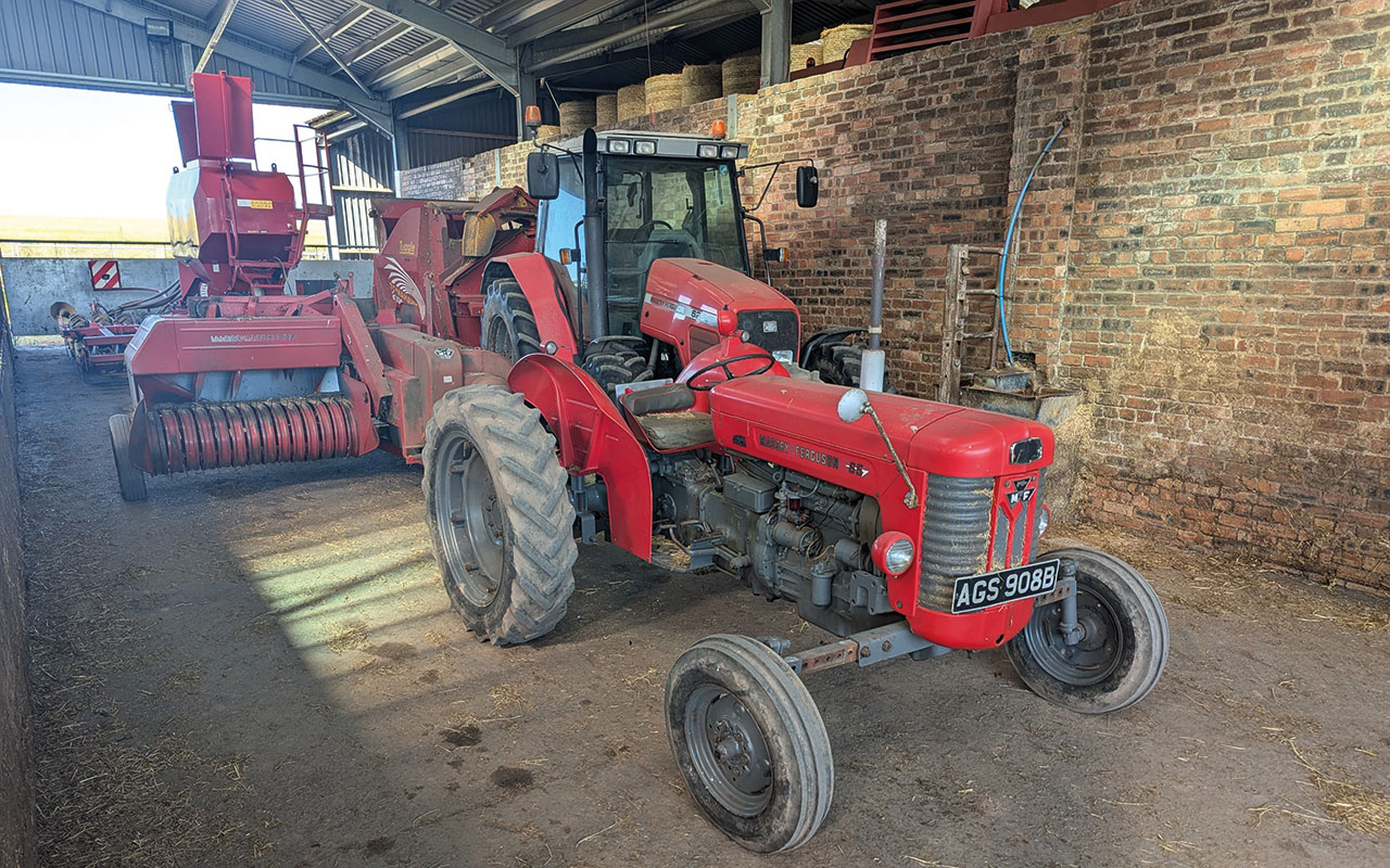 Vintage tractor