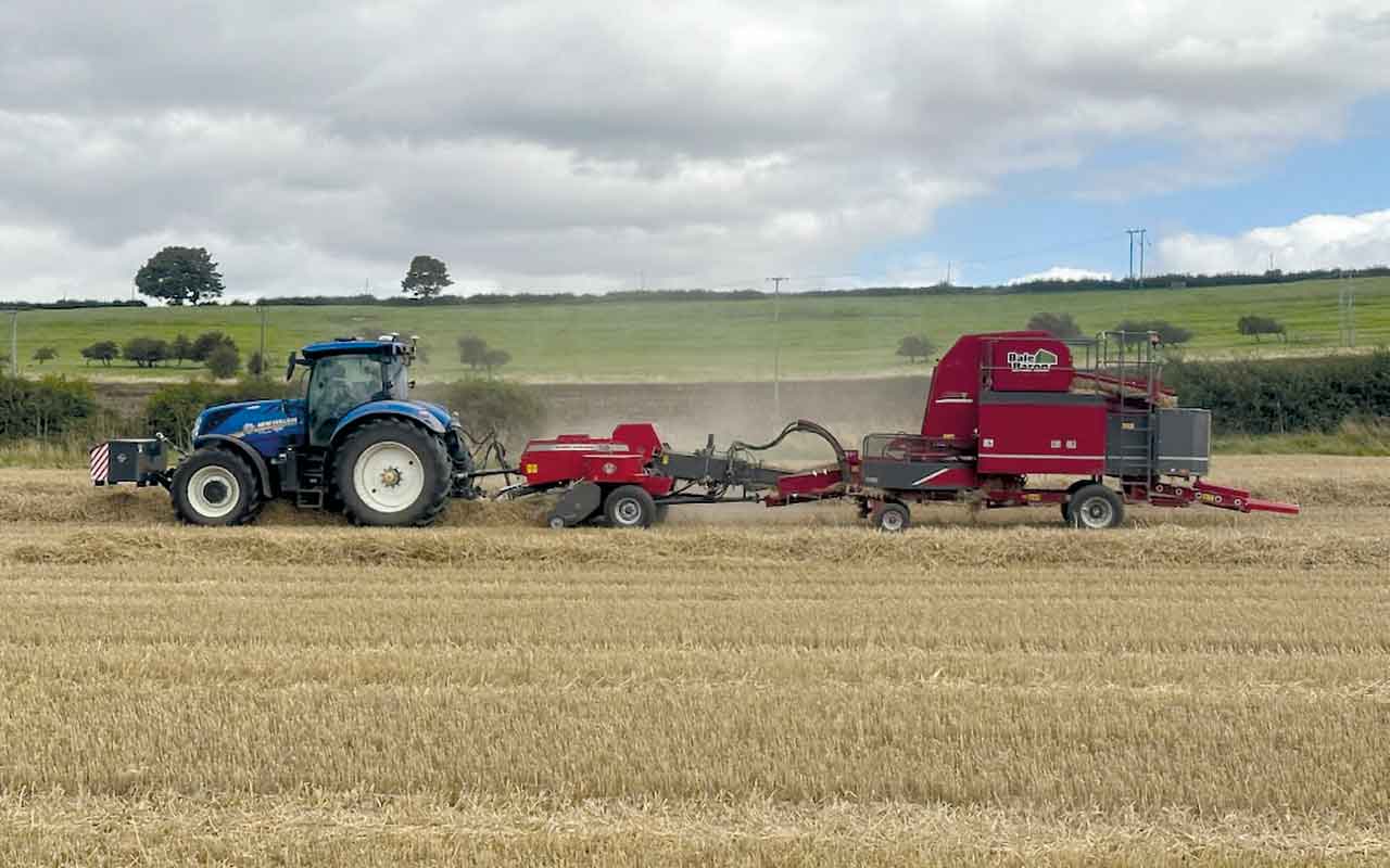 Bale Baron and baler