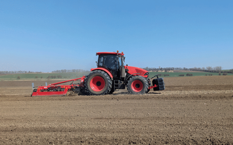 Czech-built farm machines focused on export markets Zetor Series 6 with an SMS Severit cultivator