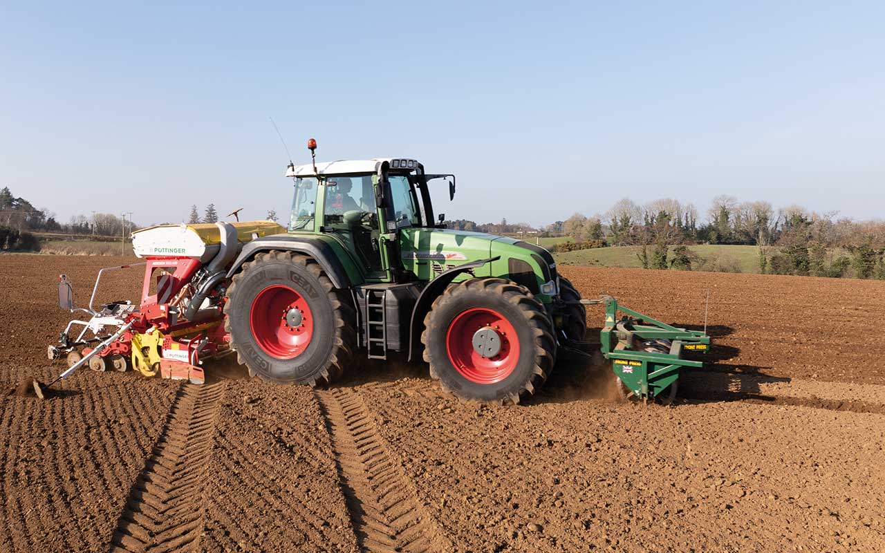 Ceat Specialty tyres on tractor