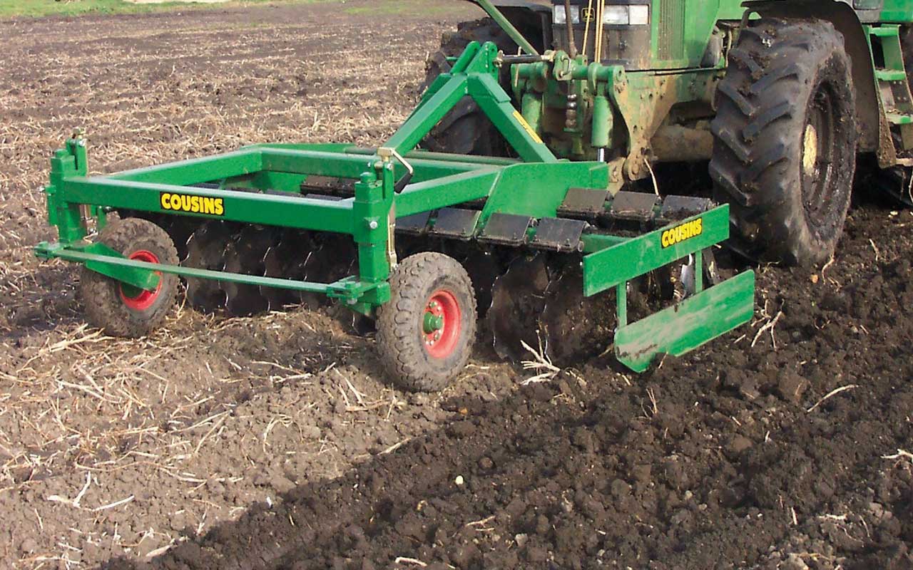 Cousins front-disc tiller