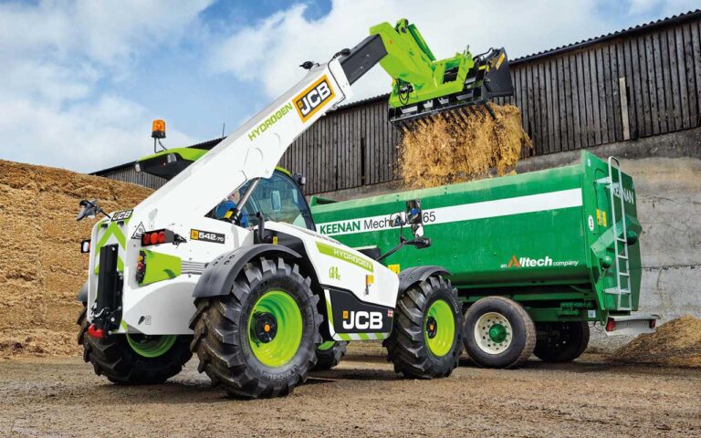 Which alternative fuels will succeed in the farming market? JCB Loadall